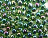 Miyuki Drop Green DP0288  3.4mm Transparent Olive Green AB Bead 10g